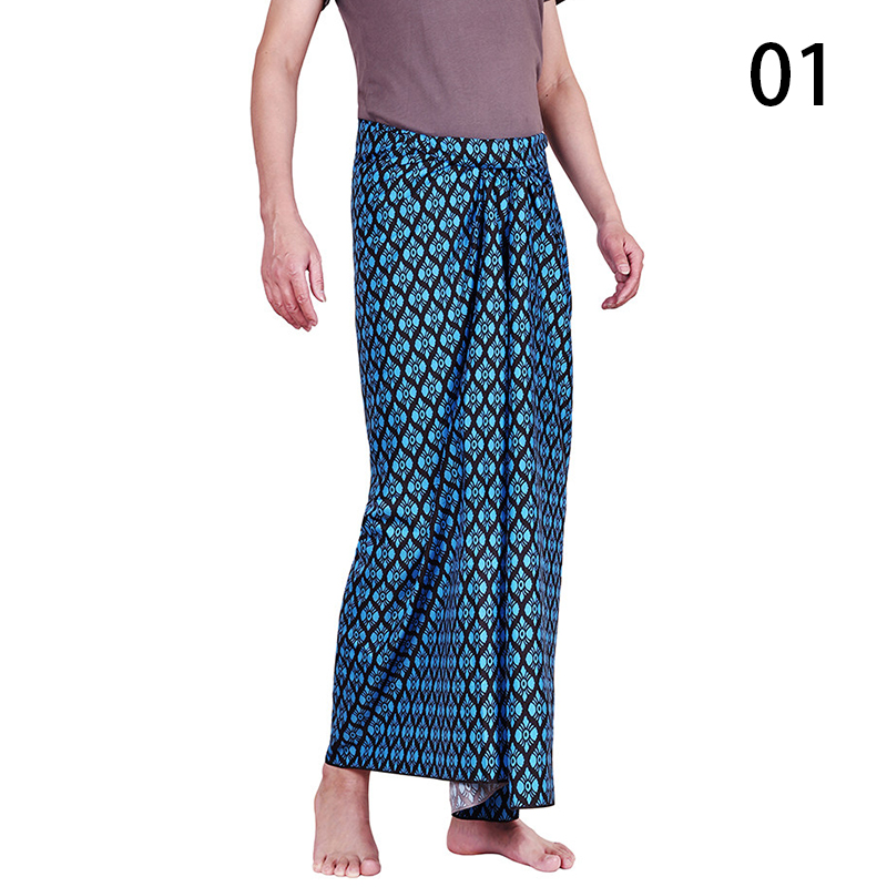 Sarong Men Wrap - Costume Tradizionale Unisex Stile Sud-Est Asiatico,
