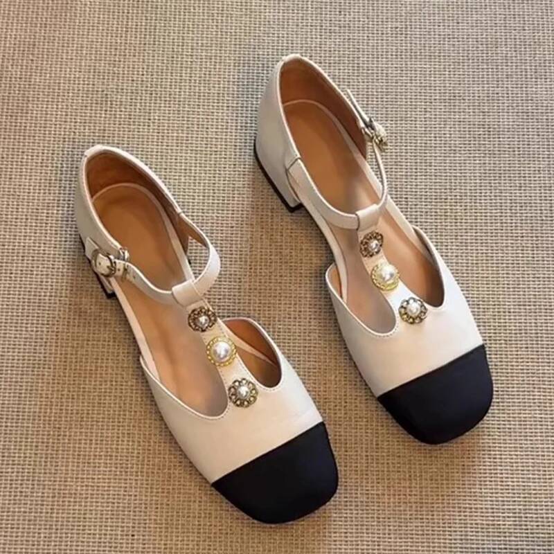 Casual Sandal Leather - Sandali con tacco da donna con
