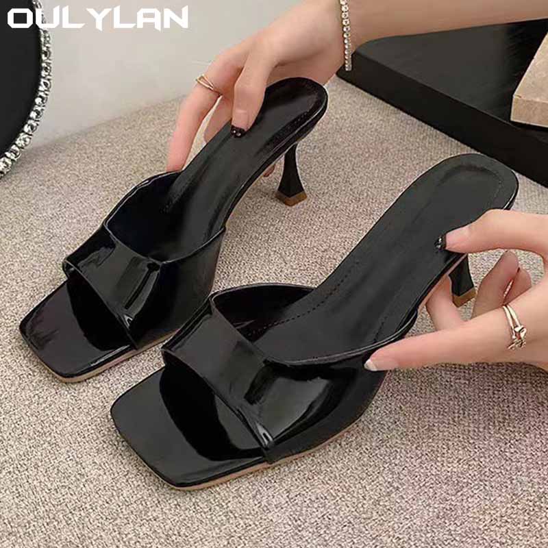 Casual Sandal Leather - Pantofole da donna estive Sandali con