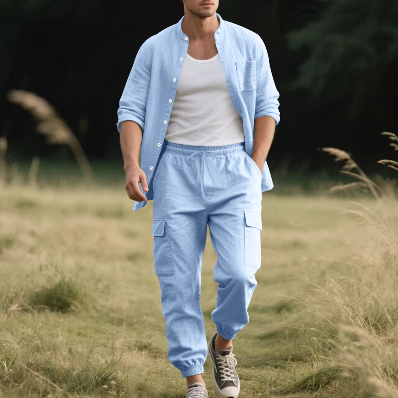 Completo da Uomo in Lino Trasp - Linen Shirt Breathable recensione e prezzo