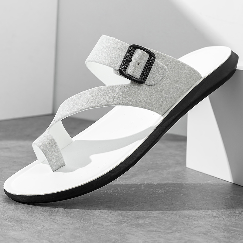 Nuove Ciabatte Estive 2026 in  - Flip Flop Leather Men recensione e prezzo