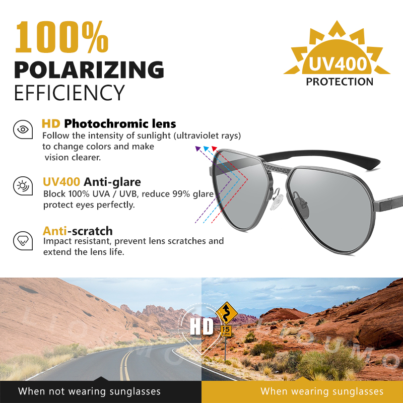 LIOUMO Occhiali da sole polari - Sunglasses Aviator Polarized recensione e prezzo